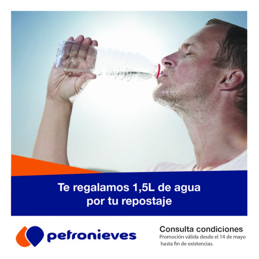 ¡TE REGALAMOS 1,5L DE AGUA CON TU REPOSTAJE!