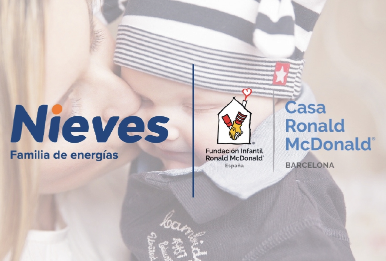 Nieves Energía une fuerzas con la Casa Ronald McDonald de Barcelona