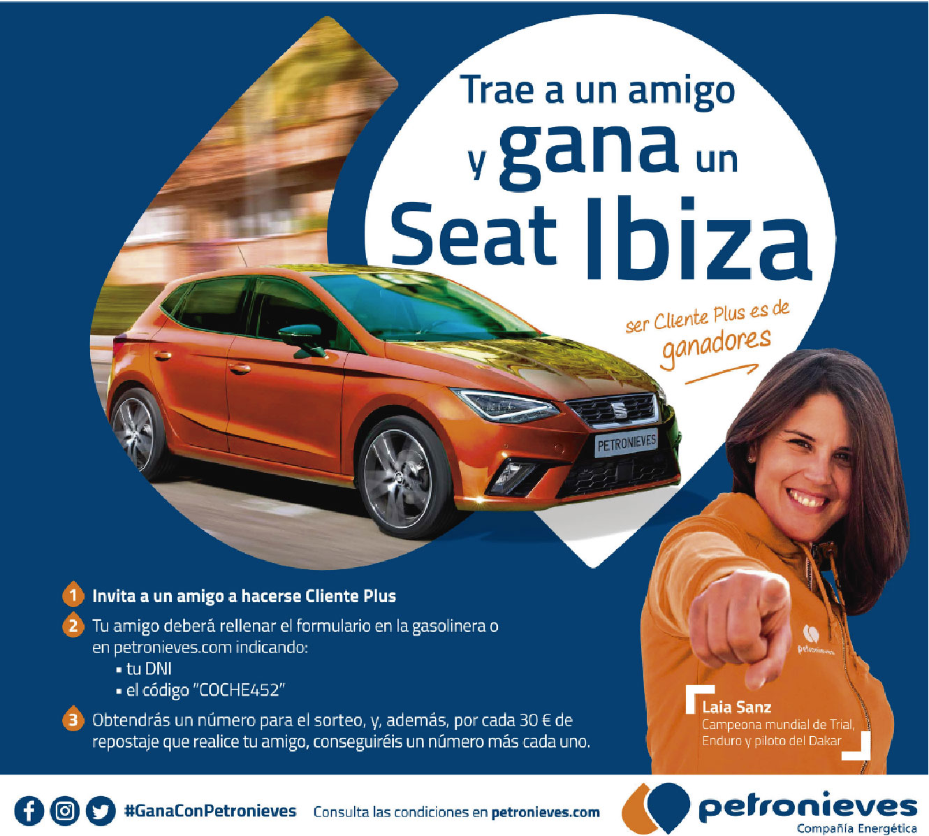 TRAE UN AMIGO Y GANA UN SEAT IBIZA