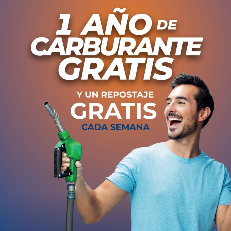 ¡Gana 1 Año de Carburante GRATIS repostando en Nieves!